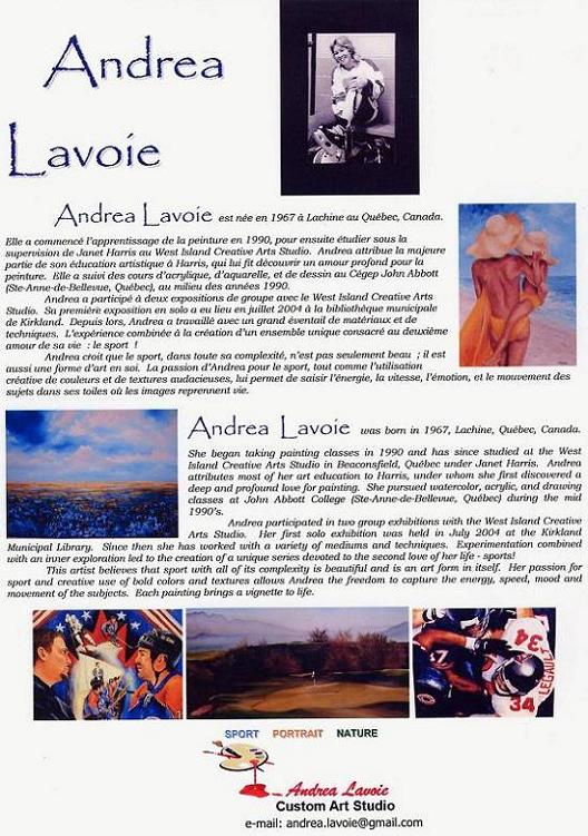 Andrea Lavoie's Biography