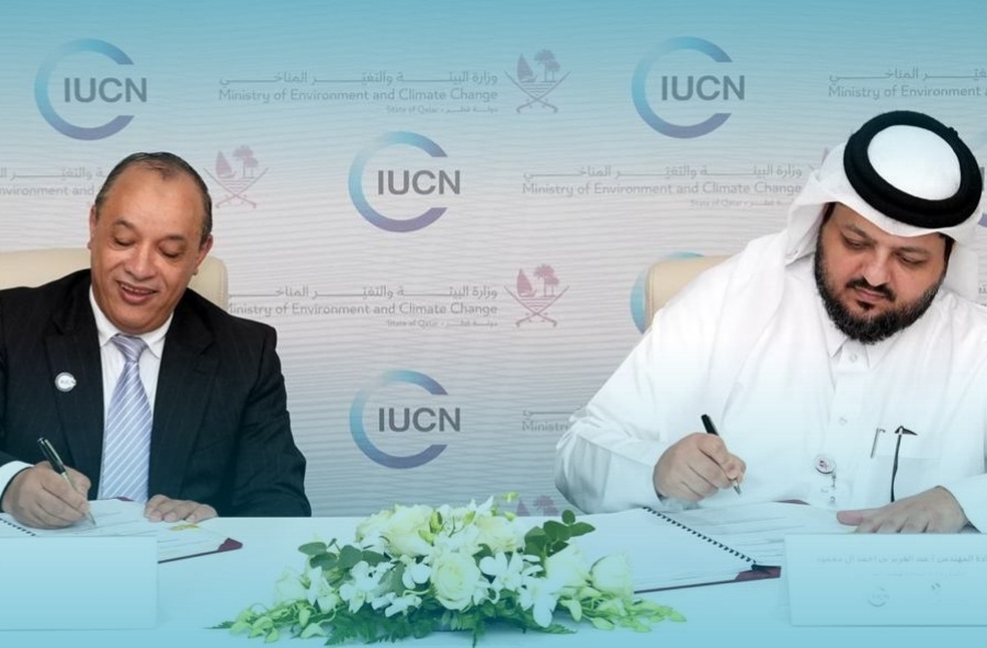 IUCN ROWA and Qatar’s Ministry of Environment and Climate Change Sign Agreement to Strengthen Management of Khor Al-Adaid Nature Reserve