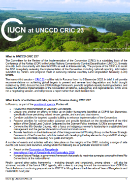 IUCN CRIC23 brief thumbnail