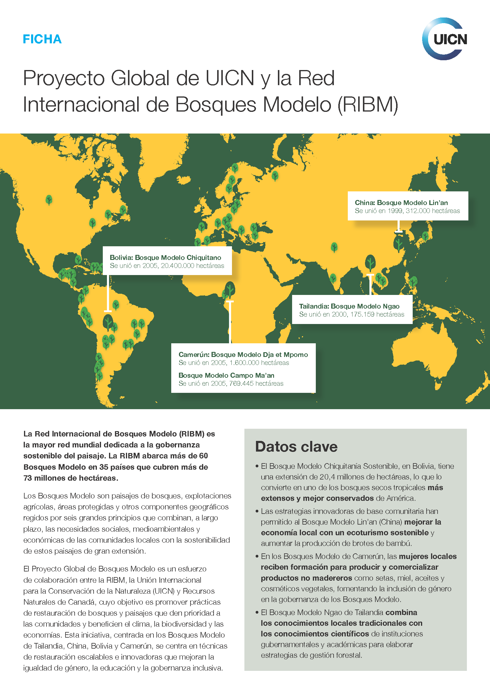 El Proyecto Global de Bosques Modelo